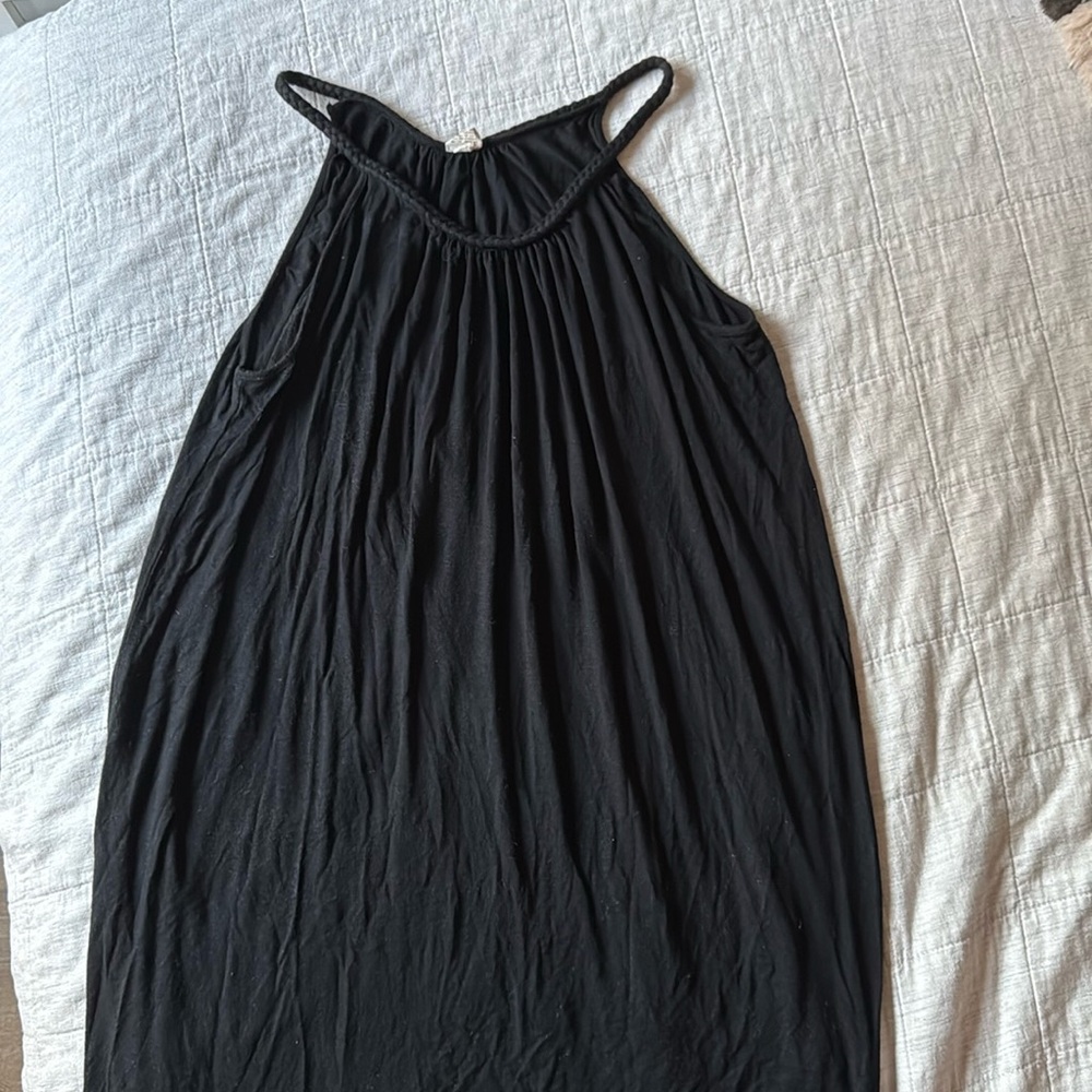Liz Lange Maternity. Black beach coverup/dress